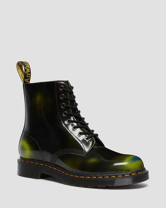 Botas Negras Dr. Martens 1460 Pascal Multi Arcadia Mujer Negros MX-51872